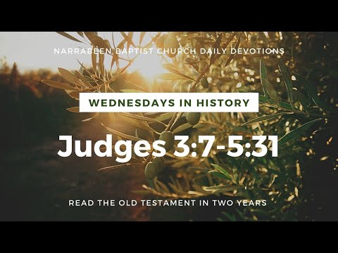 OT Devotion: Judges 3:7-5:31
