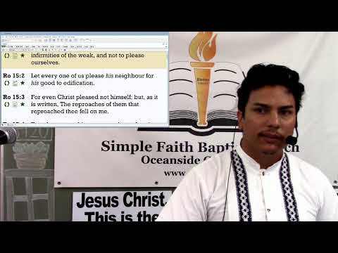 Sunday Service | Romans 14:10-23 Part 2