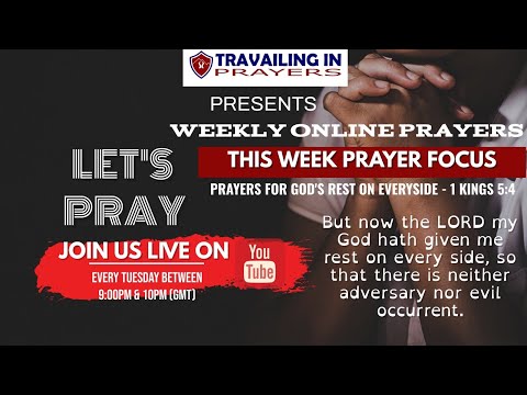 PRAYERS FOR GOD'S REST ON EVERYSIDE - 1 KINGS 5:4