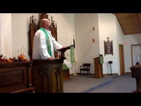 November 6, 2016.  Trinity 24.  Isaiah 54: 9-10.