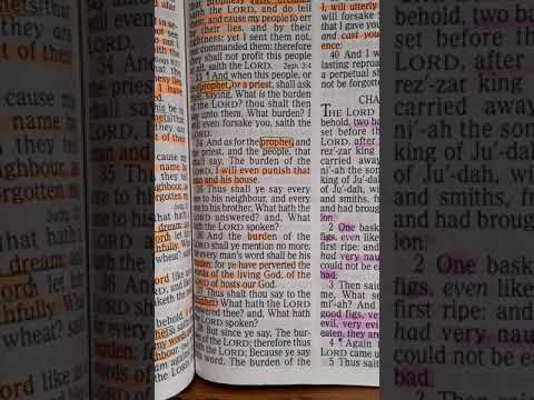 SMRF Club SAT 25th Sept. 2021 Jeremiah 23:18-40 & 24 & 25:1-6