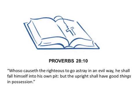 Proverbs 28:10