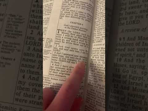 Exodus 6:2-4 KJV narration by Ryan/Little king Mills/ Moshav. Blood Bought