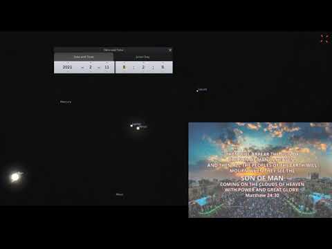 THE SIGN OF THE SON OF MAN... MATTHEW 24:30... FULFILLED FEBRUARY 11, 2021