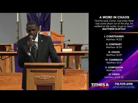 A Word in Chaos | Matthew 14:29 KJV