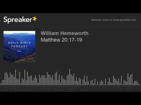 Matthew 20:17-19