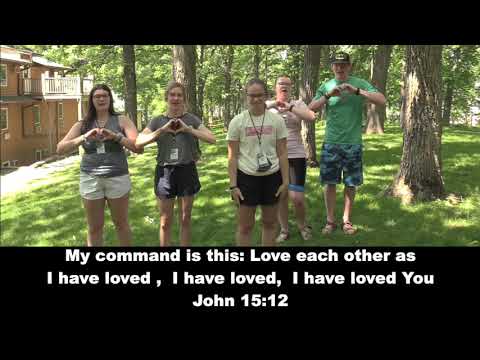 John 15:12 to the tune of "Row Your Boat"