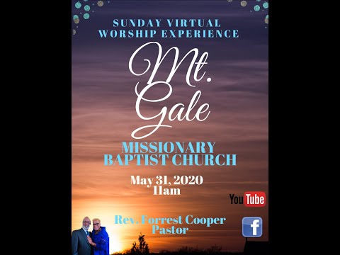 May 31, 2020 Mt  Gale MBC  "It's Shifting Season" Exodus 13:21-22