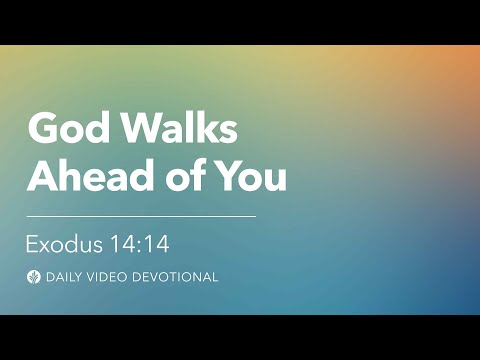 God Walks Ahead of You | Exodus 14:14 | Our Daily Bread Video Devotional