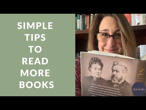 Simple Tips to Read More Books