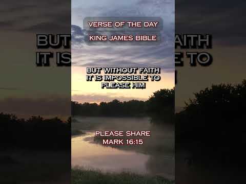 VERSE OF THE DAY - Hebrews 11:1 & 6 #DailyScripture #BibleVerse #ChristianShorts #ScriptureOfTheDay