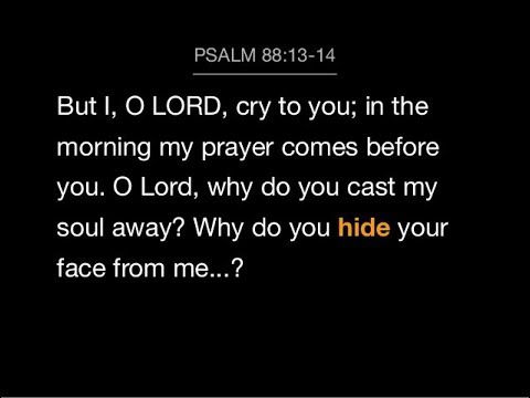 Sermon  - Psalm 88:13-14  - Goosebumps God