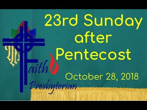 23rd Sunday after Pentecost, October 28, 2018, 1 Kings 3:4-9, (10-15), 16-28
