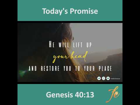 Today's Promise (Genesis 40:13) English