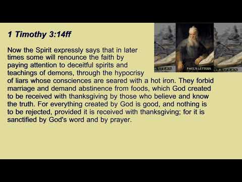 75. 1 Timothy 3:14ff