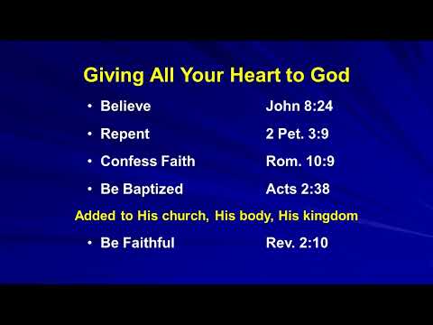 "Watch" - 2 Thessalonians 1:4–5; Richard Melson, Sr.
