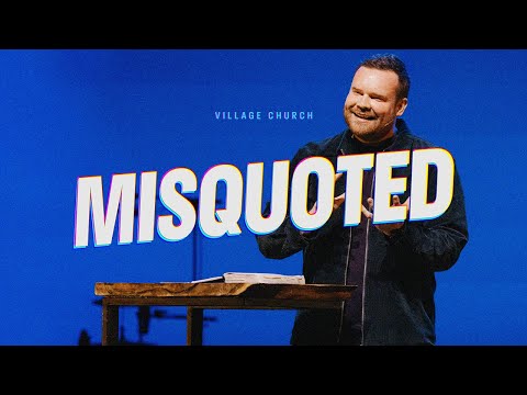 Misquoted: 1 Timothy 6:10