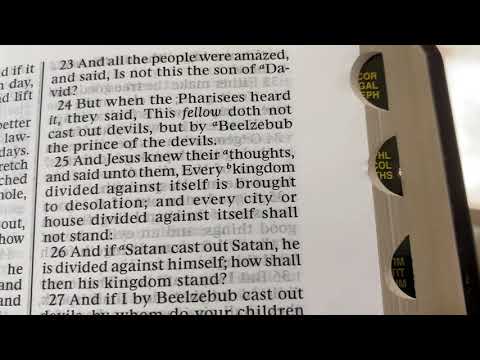 Rhetorical analysis of Matthew 12:24-28