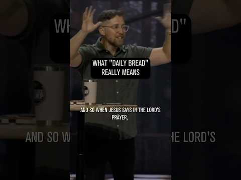 Listen, we’re not anti-bagel. But when Jesus said “pray for daily bread,” He meant something deeper.