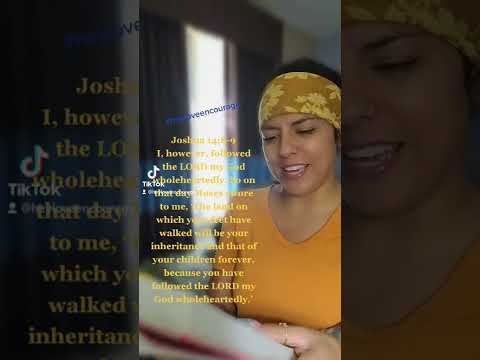 Joshua 14:8-9 How I allow the HolySpirit to apply Gods word to my Everyday life. Christian