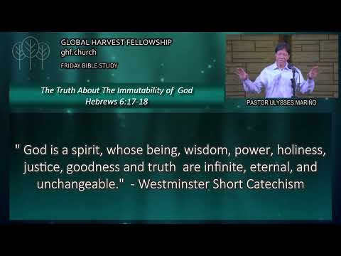 The Truth About The Immutability of God - Part 1- Hebrews 6:17-18