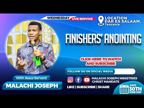 FINISHERS' ANOINTING (LUKE 14:28-30)