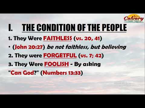 Psalms 78:12-20, Can God?