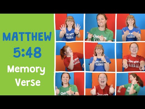 Matthew 5:48 Memory Verse