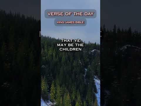 VERSE OF THE DAY - Matthew 5:44,45 #DailyScripture #BibleVerse #ChristianShorts #ScriptureOfTheDay