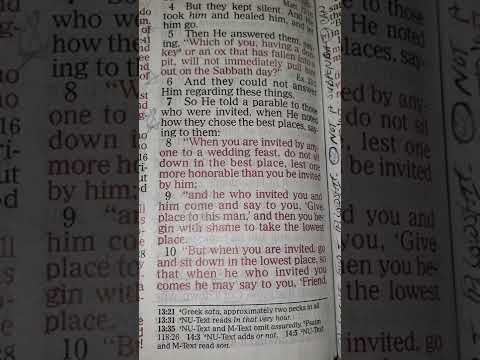 Start your day with "Good Morning Scripture!" ???? ☕️ [ Luke 14:8-11]
