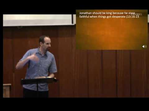 1 Samuel 13:16–14:23: Could Jonathan Be the King?