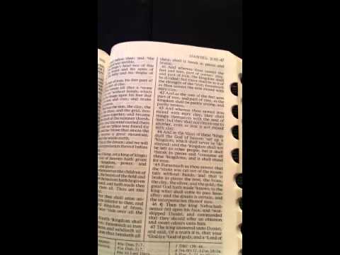 Daniel 2:44-45 "A stone cut out of the mountain" Scripture