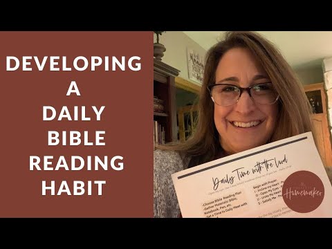 Developing a Daily Bible Reading Habit