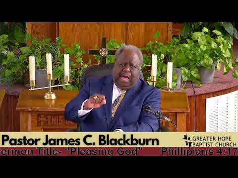 Sermon Series- "Help for trying times"  Sermon Title- "Pleasing God"    Philippians 4:17-19