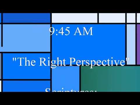 Crossing Sunday Service, Pastor Makisha “The Right Perspective” Scripture: Matthew 16:13-20
