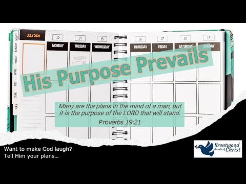 Proverbs 19:21  |   Bible Study, 9.30.20   |   #theBrentwoodchurch  |  theBrentwoodchurch.com