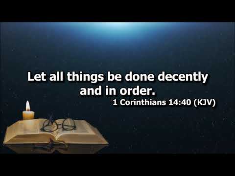 1 Corinthians 14:40