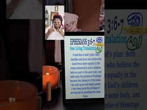 3FOLD Ephesians 3:6-7(NLT)