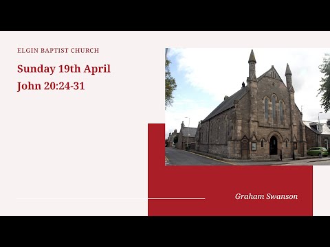 Sunday 19th April - John 20:24-31