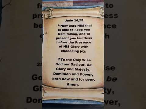 Jude 1:24+25, The Holy Bible,  KJV