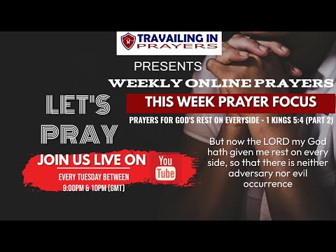 PRAYERS FOR GOD'S REST ON EVERYSIDE - 1 KINGS 5:4 (PART 2) | REST IN GOD | PEACE OF GOD | PERFECTION