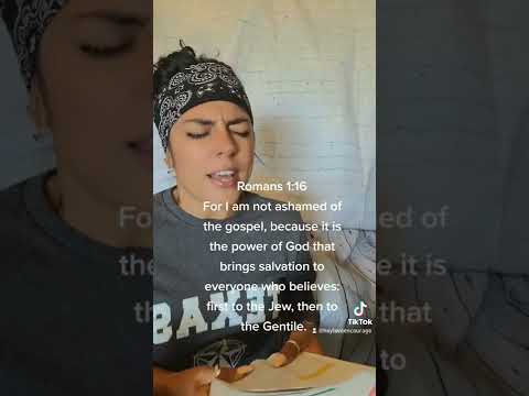 Romans 1:16 How I allow the HolySpirit to apply Gods word to my Everyday life! Not ashamed Christian