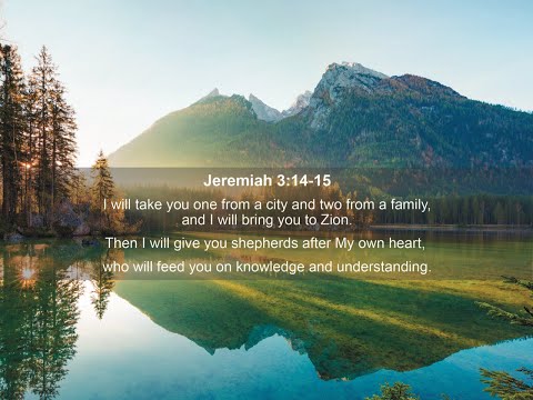 Jeremiah 3:14-15 (Promise)