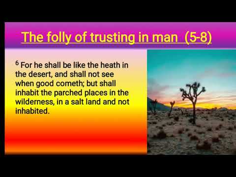 Jeremiah 17:1-13 English Bible Study