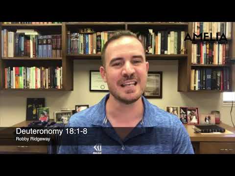 Devotional • Monday 5.24.2021 • Deuteronomy 18:1-8