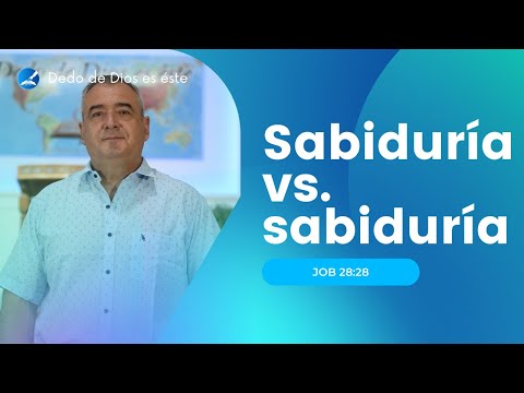 Sabiduría vs. sabiduría (Job 28:28)