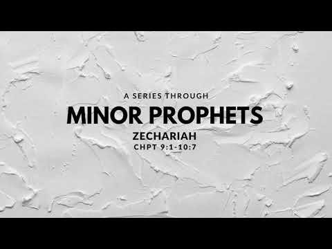 Minor Prophets –  Zechariah  9:1-10:7