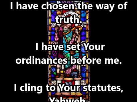 Psalm 119:30-32 (WEB)