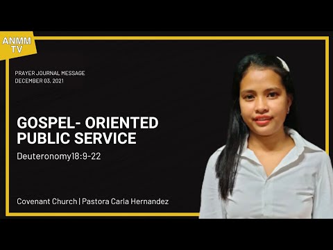 Gospel - Oriented Public Service (Deuteronomy 18:9-22)