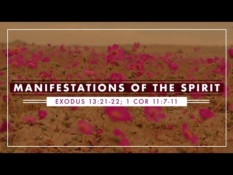 Manifestations of The Spirit | Exodus 13:21-22; 1 Cor 12:7-11